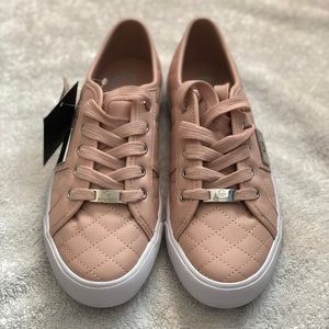 New G by Guess Pink Quilted Sneakers size 8